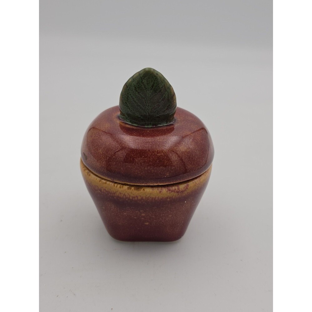 Grasslands Road Ceramic Candle Jar w/ Lid Fall Harvest Kitchen Decor #4536